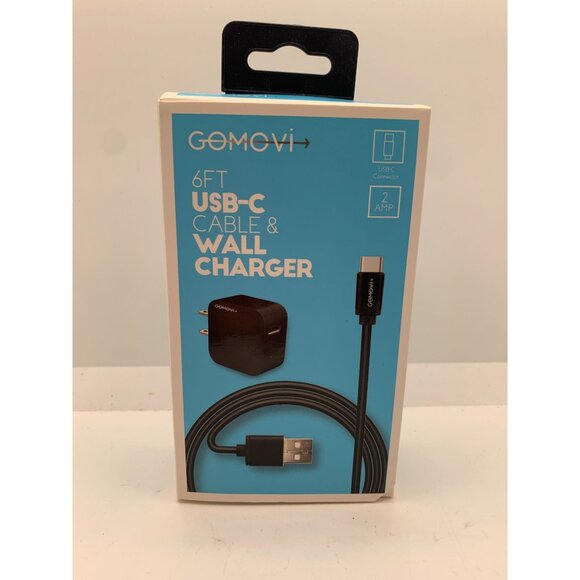 Gomovi 6ft USB-C Cable & Wall Charger - Picture 1 of 2